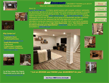 Tablet Screenshot of indysbestbasements.com